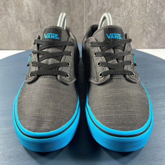Vans Atwood Sneaker Grey & Blue Size 7Y, 8.5 Women - Picture 2 of 8